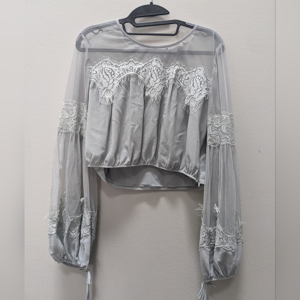 Lace crop top
